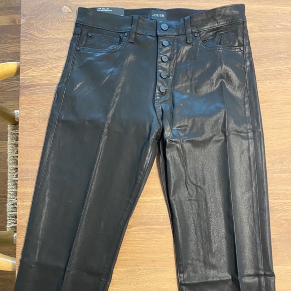 New Joe’s Women’s cropped jeans shiny black - Picture 7 of 9